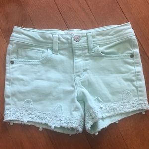 Girls jean shorts